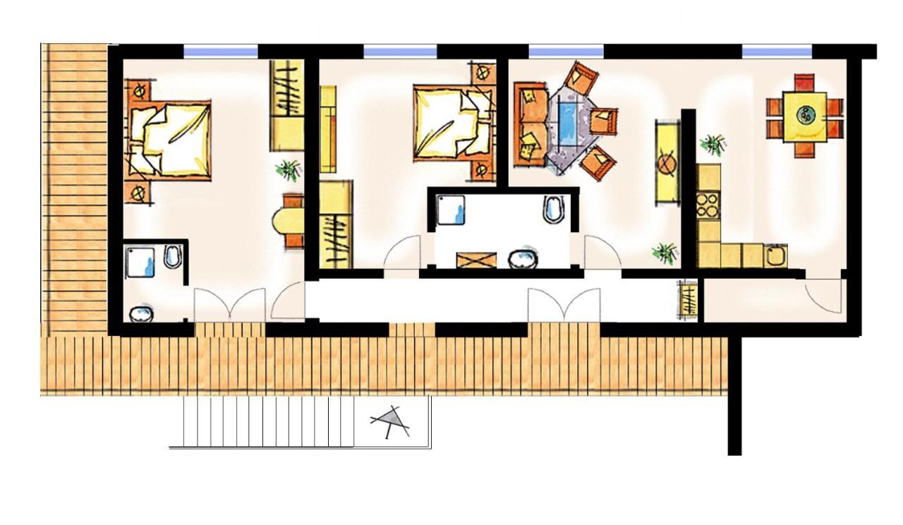Ferienwohnung "Haus Falle" Schiefling am See Exterior foto